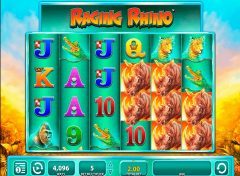 raging rhino free slot