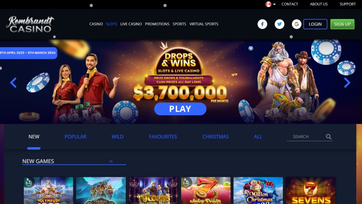 Rembrandt casino games