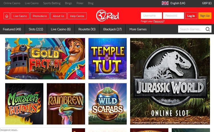 32red casino games