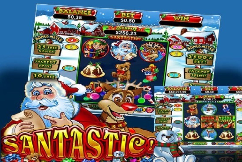 Santastic slot machine