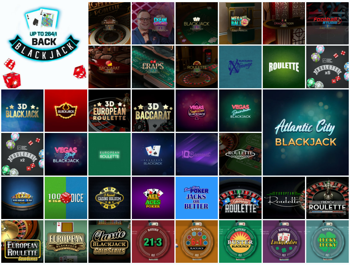 Slotnite Table Games available Slotnite Table Games