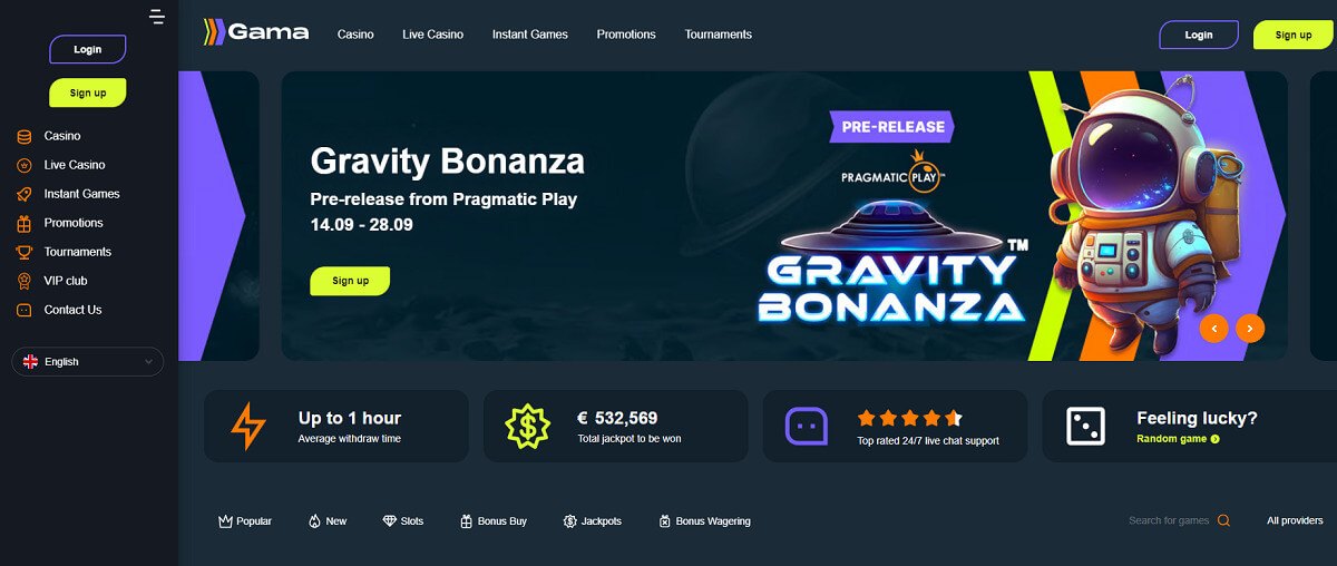 Gama casino review