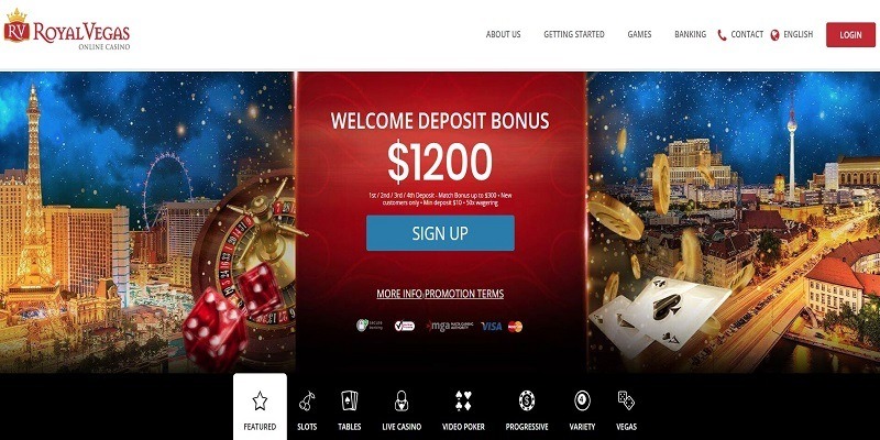 Royal Vegas Casino Bonus